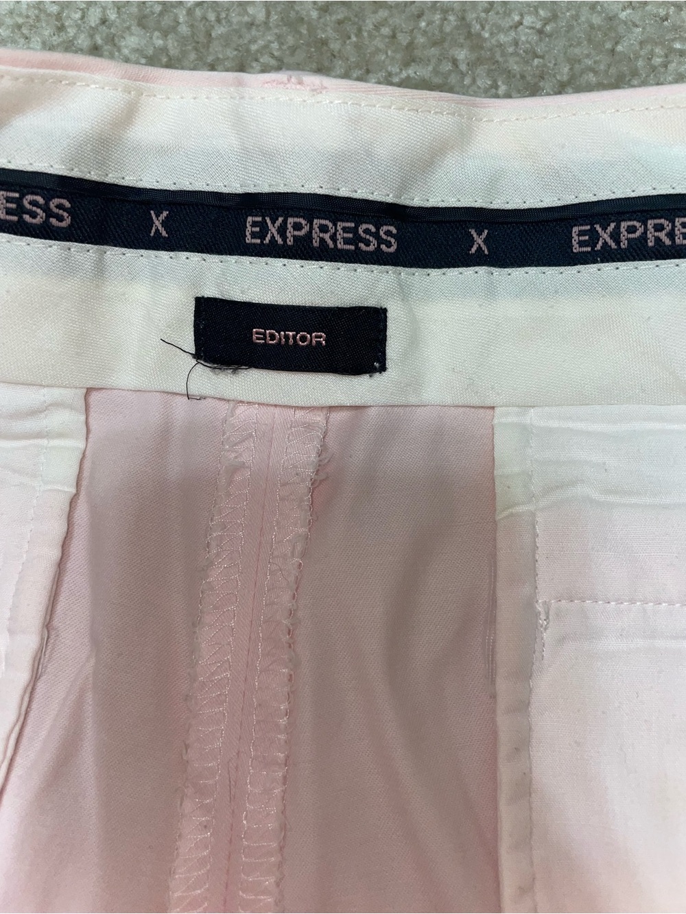 Express editor Light Pink ankle Pants - Picture 5 of 9